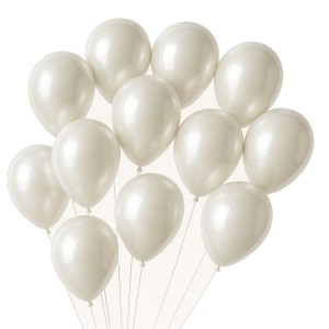 GLOBOLANDIA GLOBOS PERLADOS 12" BLANCO x 25u
